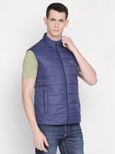 Solid Sleeveless Puffer Jacket